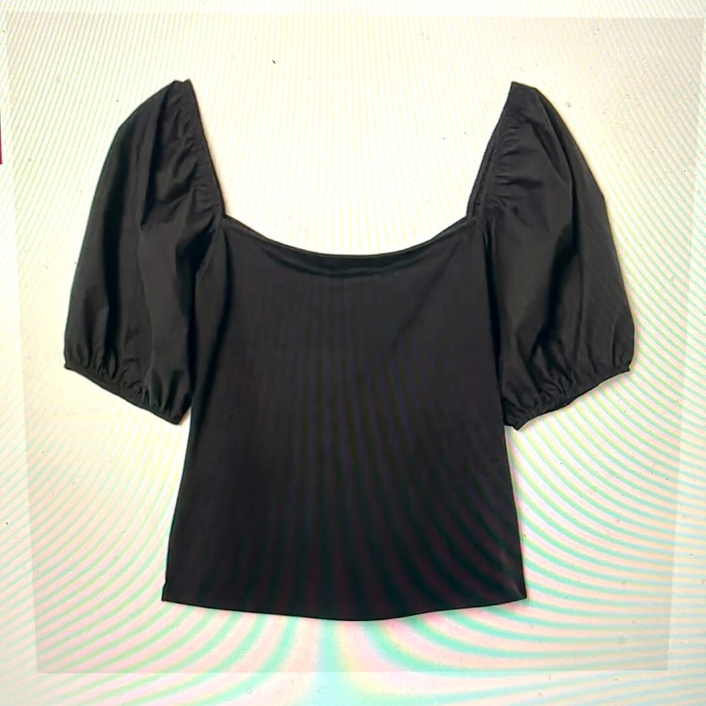 Puff sleeve top